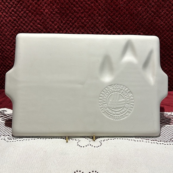 Longaberger Pottery 1995 Gingerbread Country Cottage Baking Mold. Nochips/cracks - Picture 4 of 6